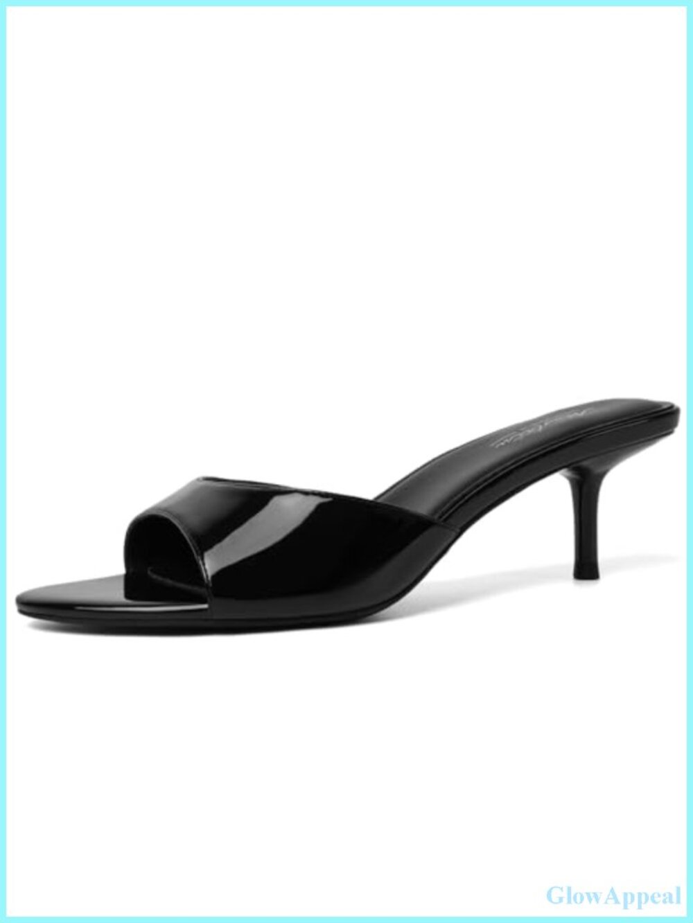 Kitten Heels for Women Pointed Toe Mules Backless Stiletto Slip On Dress